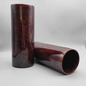 Rare Vintage Tiffany & Co & Royal Haeger Collaboration Ceramic Art Vase Pair MCM